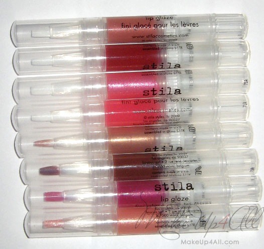 Stila Lip Glaze Set. Review and Swatches