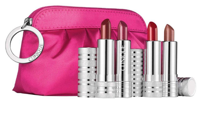 makeup giftset. pink makeup bag,