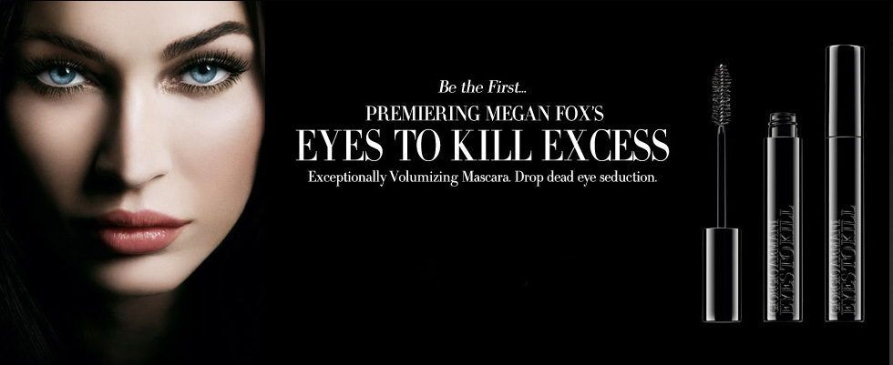 Megan Fox's Eyes to Kill Excess Mascara 