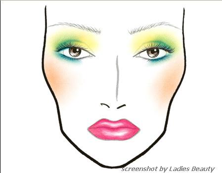 Mac Makeup Face Charts