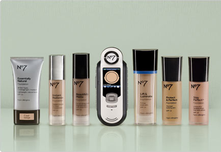 no7 matching foundation service