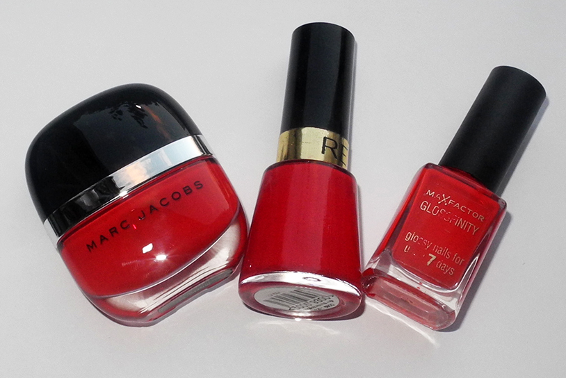 my top 3 red nail polishes makeup4all