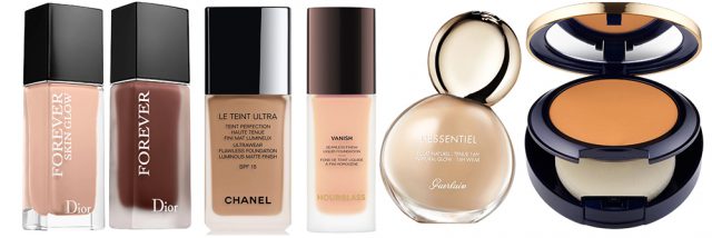 SS19 Foundations Chanel, Hourglass, Dior, Guerlain, Estee Lauder