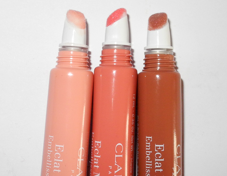 Clarins Instant Light Natural Lip Perfectors 04 Petal Shimmer, 05 Candy Shimmer and 06 Rosewood Shimmer1