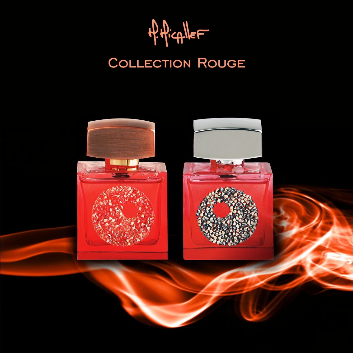 M.Micallef Art Collection ROUGE N°1 and ROUGE N°2