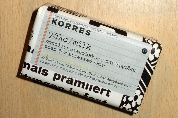 Korres Milk Soap for Stressed Skin  Review