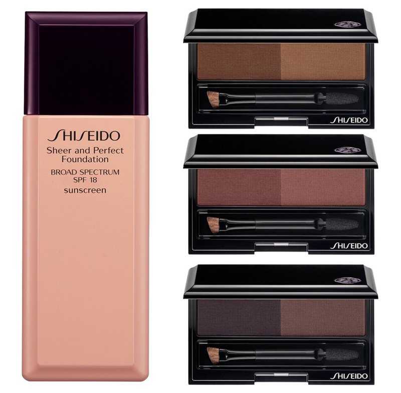 Shiseido Makeup Collection for Fall 2013 foundation and eyebrow styling compact