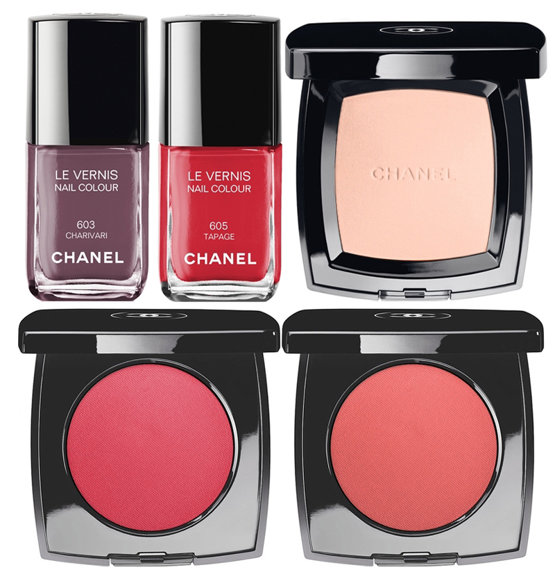 Chanel  Notes De Printemps Makeup Collection for Spring 2014 nails and face