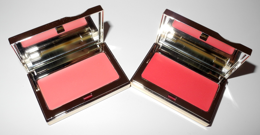 Clarins Multi-Blush Cream Blush in Candy  and Grenadine Review and Swatches