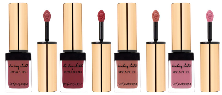 YSL Babydoll Kiss & Blush for Spring 2014 nude and lavender