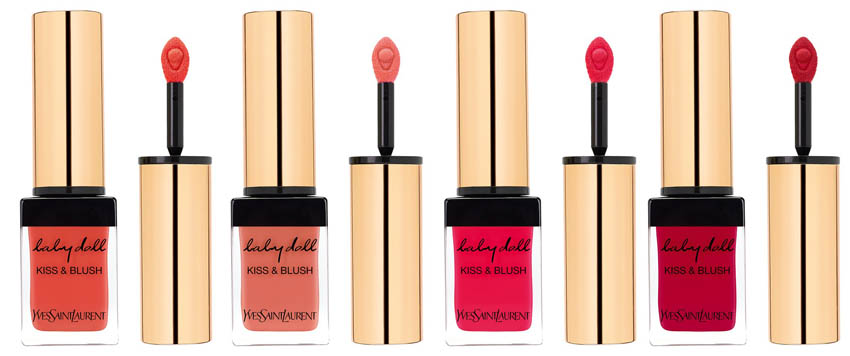 YSL Babydoll Kiss & Blush for Spring 2014 orange, coral and red shades