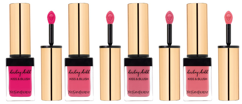 YSL Babydoll Kiss & Blush for Spring 2014 pink shades