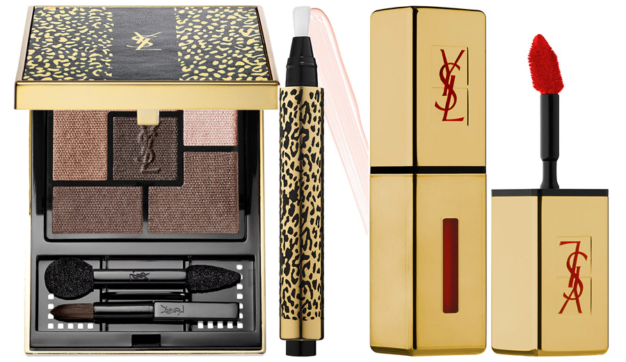 YSL Wildly Gold Makeup Collection for Holiday 2014 products