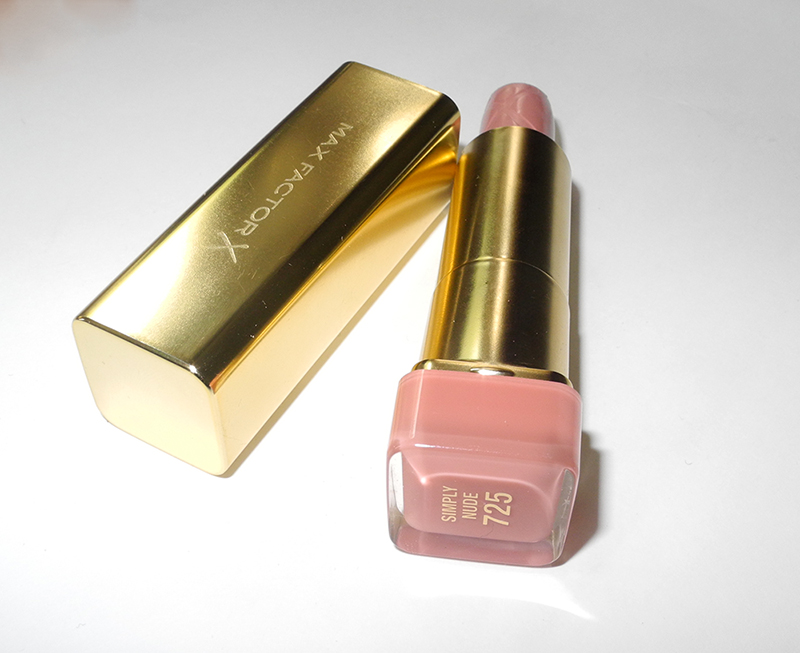 Max Factor Colour Elixir Lipstick in 725 Simply Nude Review and Lip Swatches 2