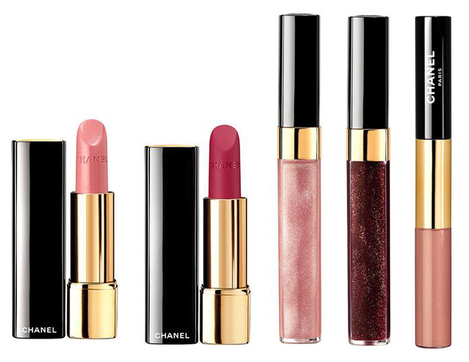 Chanel Rouge Noir Absolument Makeup Collection for Christmas 2015 lips