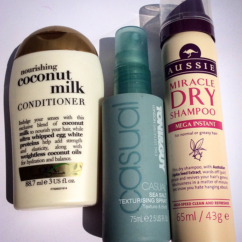 New Beauty Purchases hair products Aussie Toni and Guy and OGX